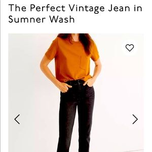 Madewell Perfect Vintage Crop Jeans